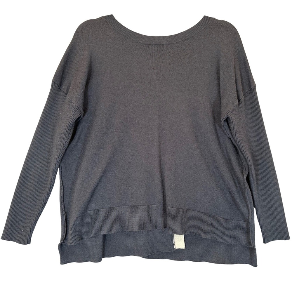 MerSea Coronado Split Back Sweater Sz S/M Knit Top Pullover Travel Minimalist